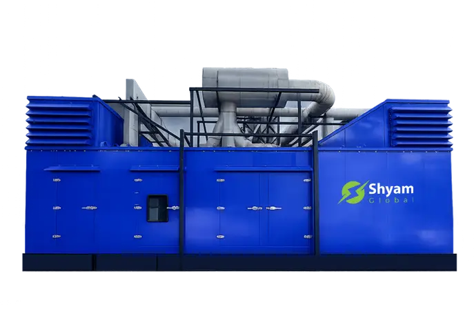 Shyam Global industrial genset with acoustic enclosure for silent power solution