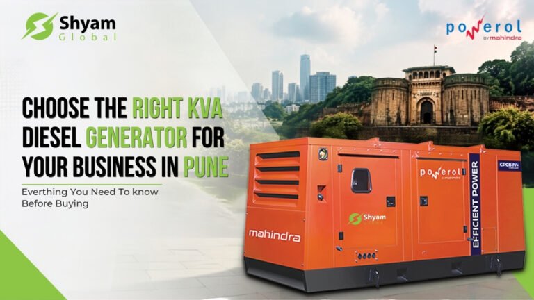 KVA diesel generator for business in Pune by Shyam Global