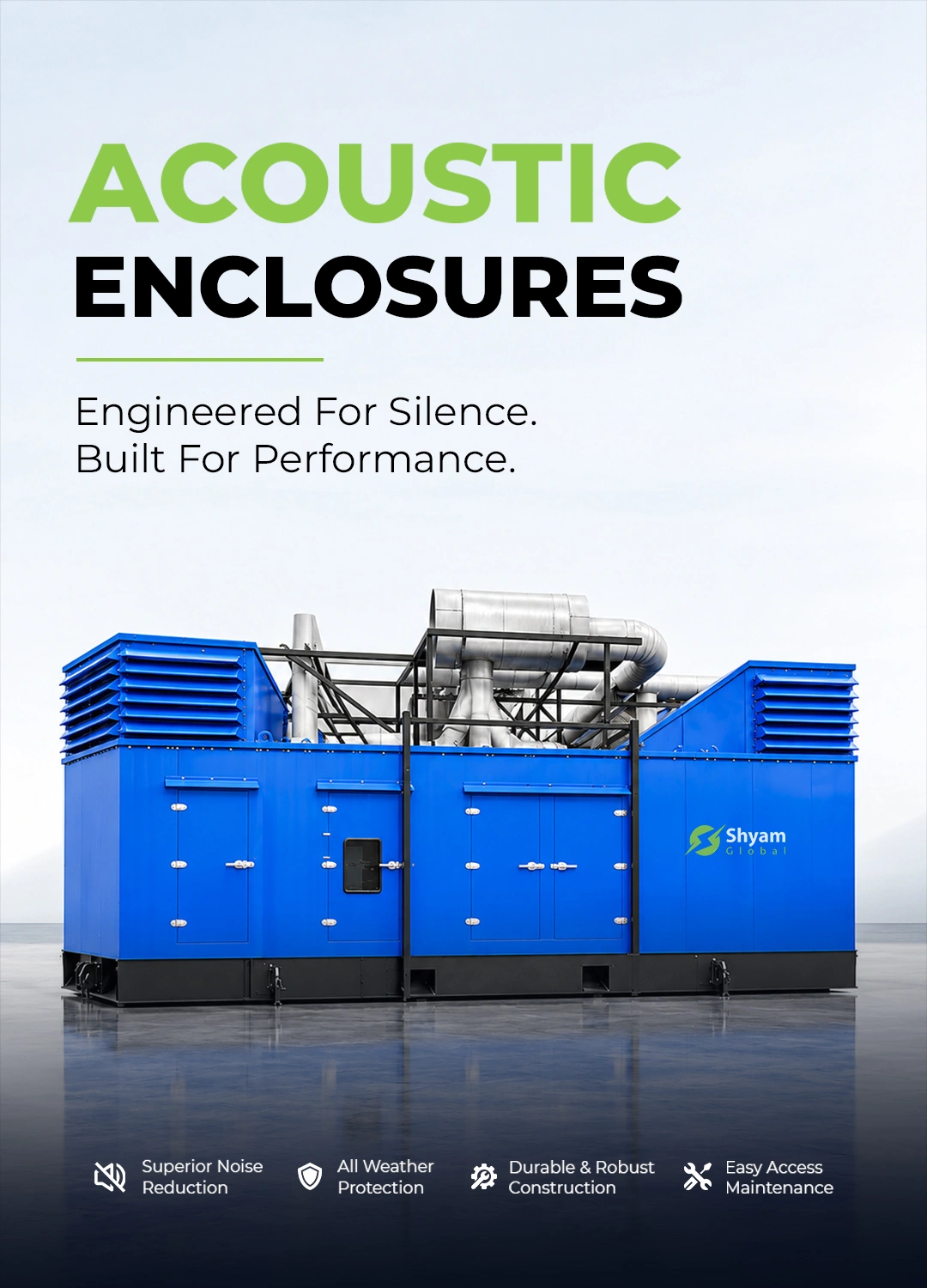 Acoustics enclosure mobile banner