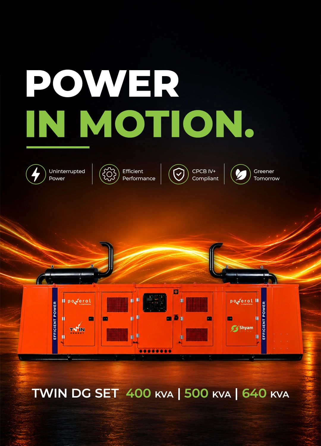 Twin Genset Banner Mob 1
